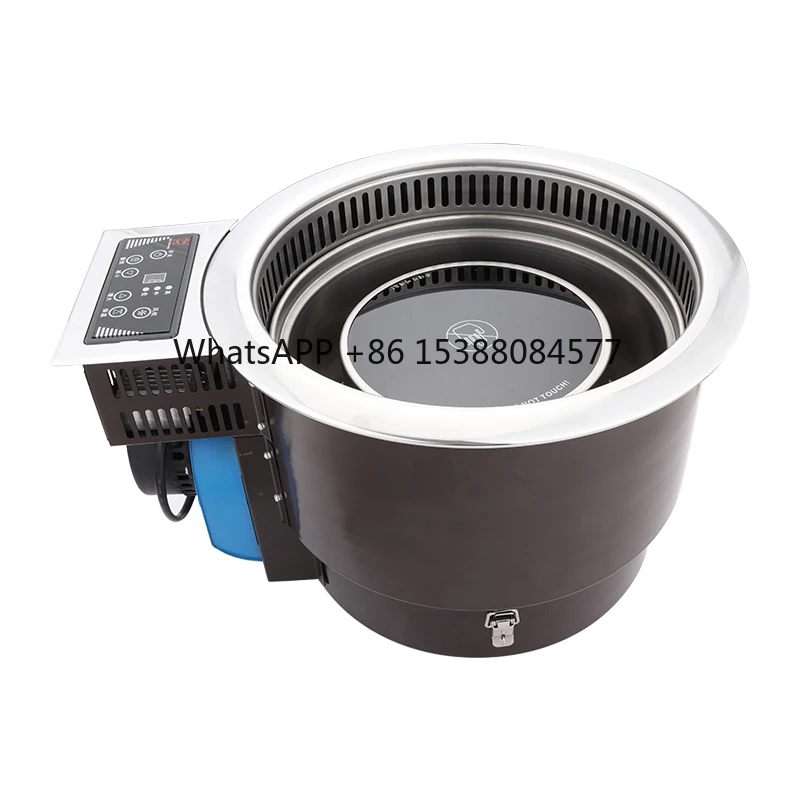 

PINNOVO Japanese Korean Barbecue Grills Kitchen Indoor Table Commercial Restaurant Electric BBQ Grill