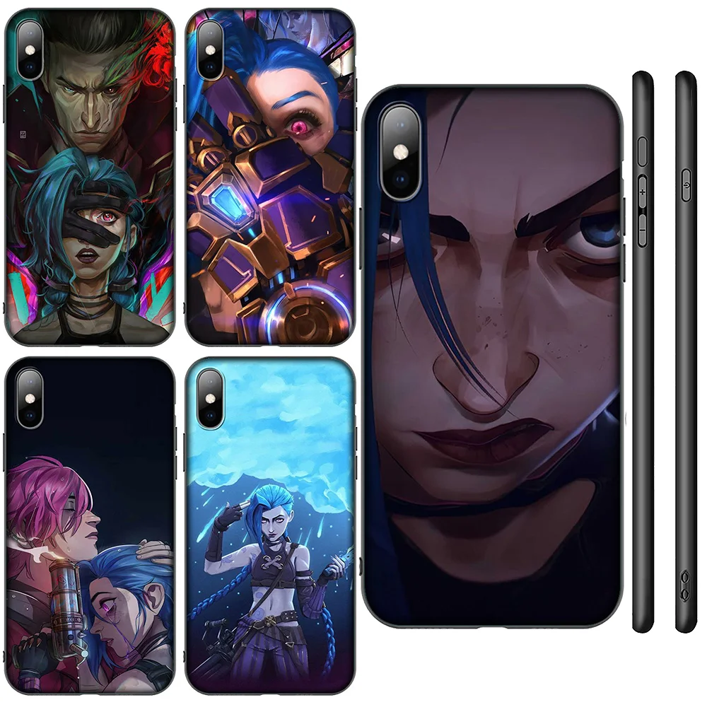 F-56 enemy Jinx Anime Case for Samsung Galaxy A01 A02 A03 A03S A10 A10S A20S A30 A30S A50 A50S A70 M30 M30S M02