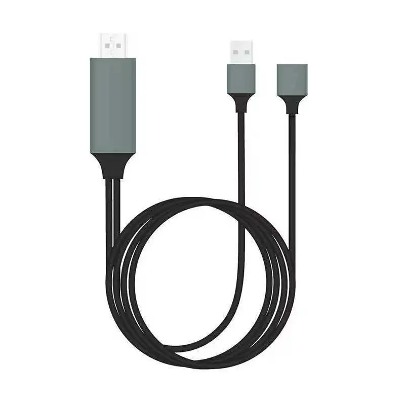 Kompatybilne z Hdmi dublowanie kabel AV telefonu komórkowego do telewizora Adapter HDTV Adapter Usb trzy w jednym z tym samym uniwersalnym ekranem