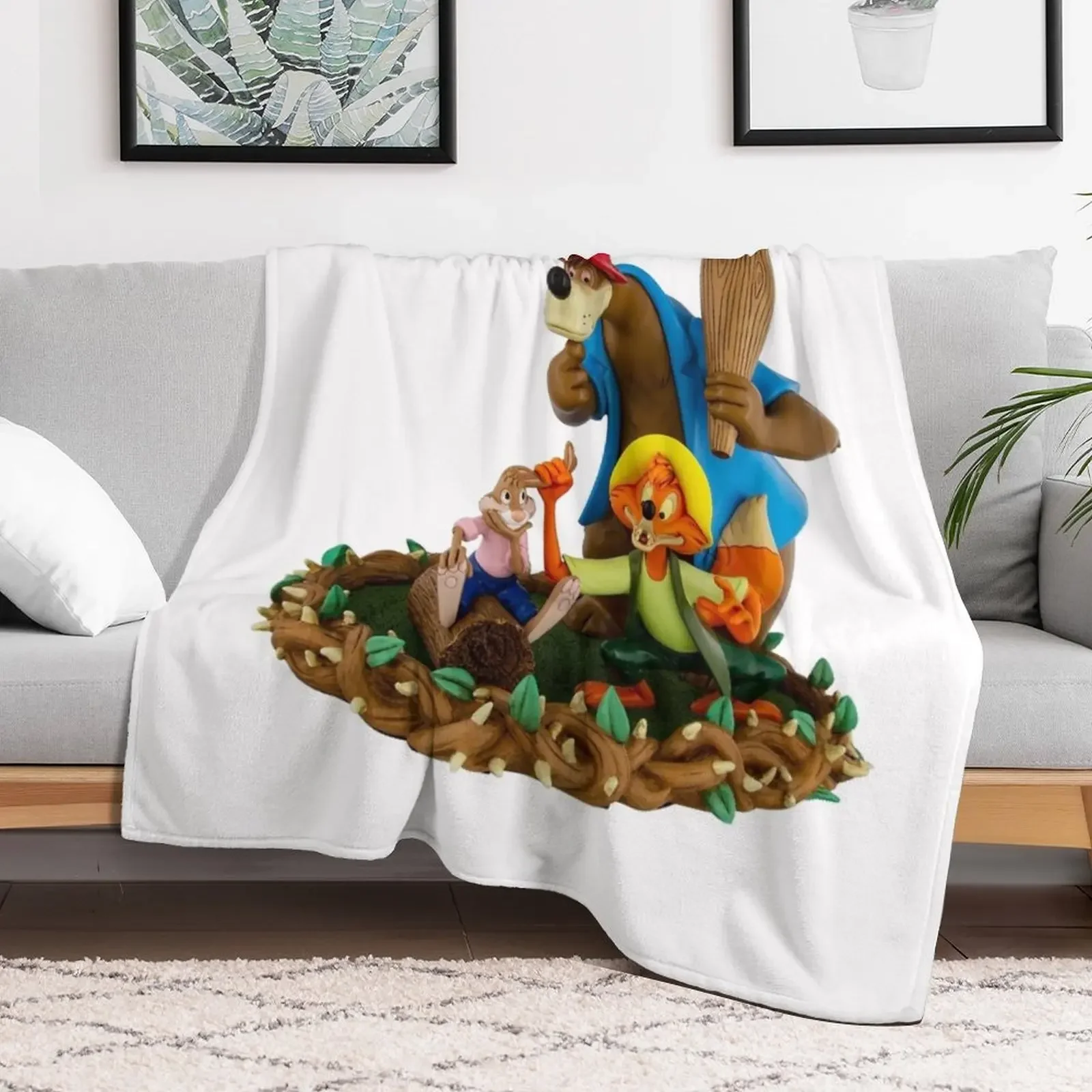 Splash Mountain shirt Song of the South Shirt Throw Blanket warm winter For Decorative Sofa Fashion Sofas Blankets