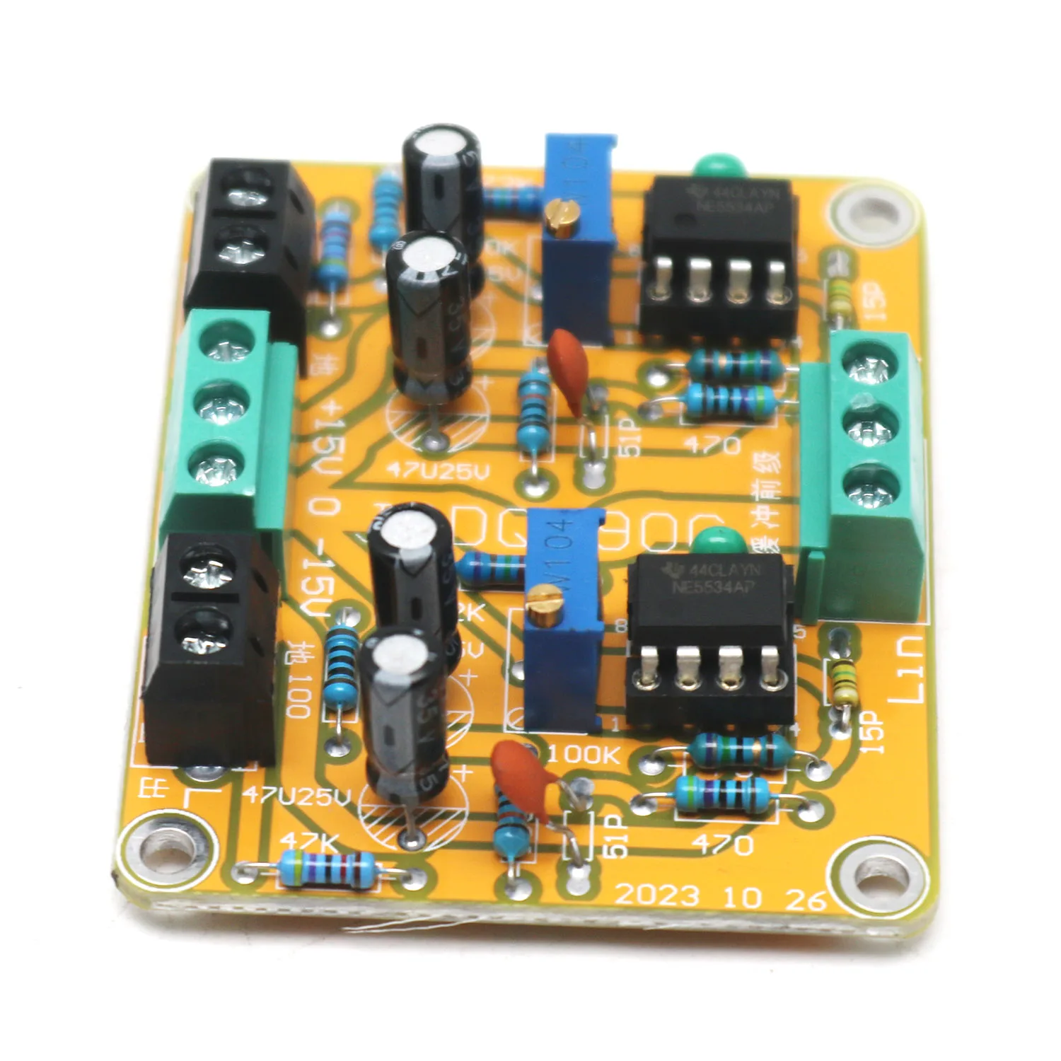 HIFI NE5534 DC-Puffer Stereo OP-AMP Vorverstärker Schaltkreisplatine unterstützt OPA627 AD847 AD797 OPA637 Audio Einzel-OP-Verstärker – Detail 4