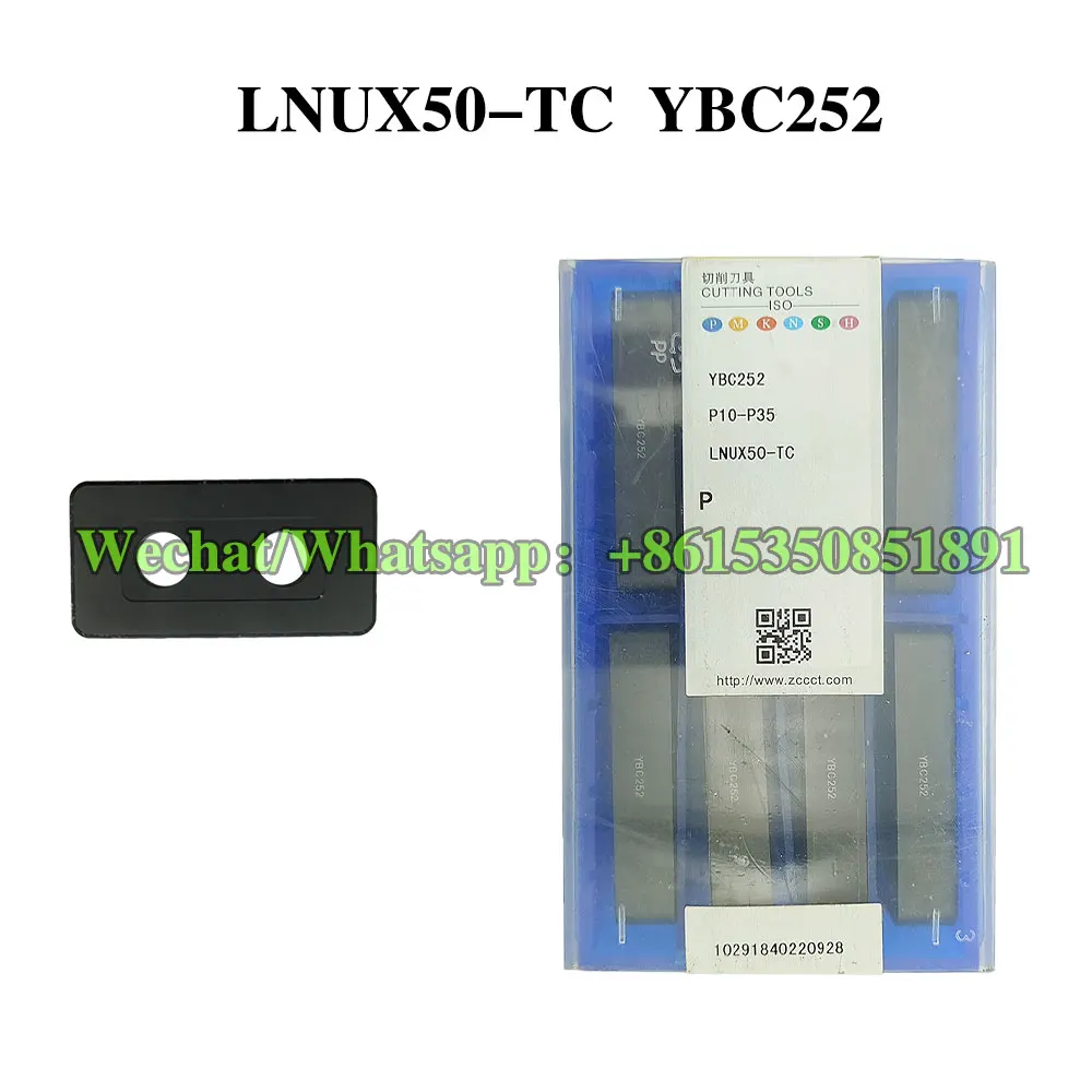 

ZCC CT LNUX50-TC YBC252 Оригинальные лезвия из карбида, лезвия с ЧПУ