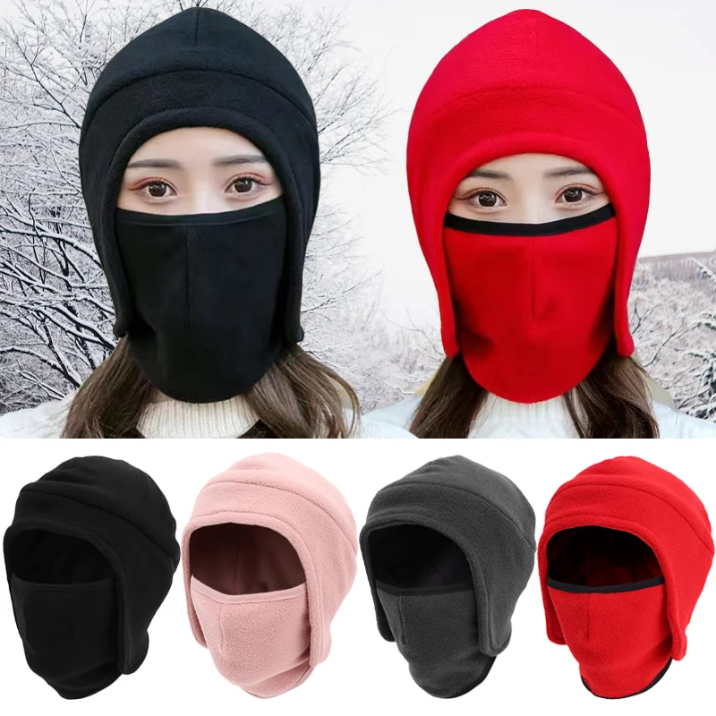 Winter Helmet Lining Hat Thermal Running Sports Hats Warm Ear Cover Snowboard Hiking Cycling Ski Windproof Cap Men Women