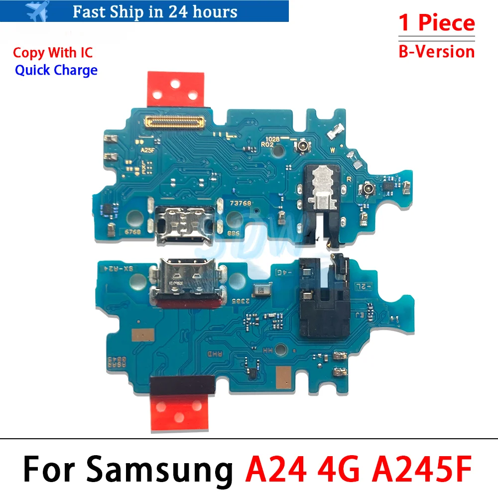 USB Charging port board Flex Cable For Samsung A54 A53 A72 A52 A24 A34 A23 A21 A13 A14 4G 5G A136B A145F A245F A146P A536 A546B