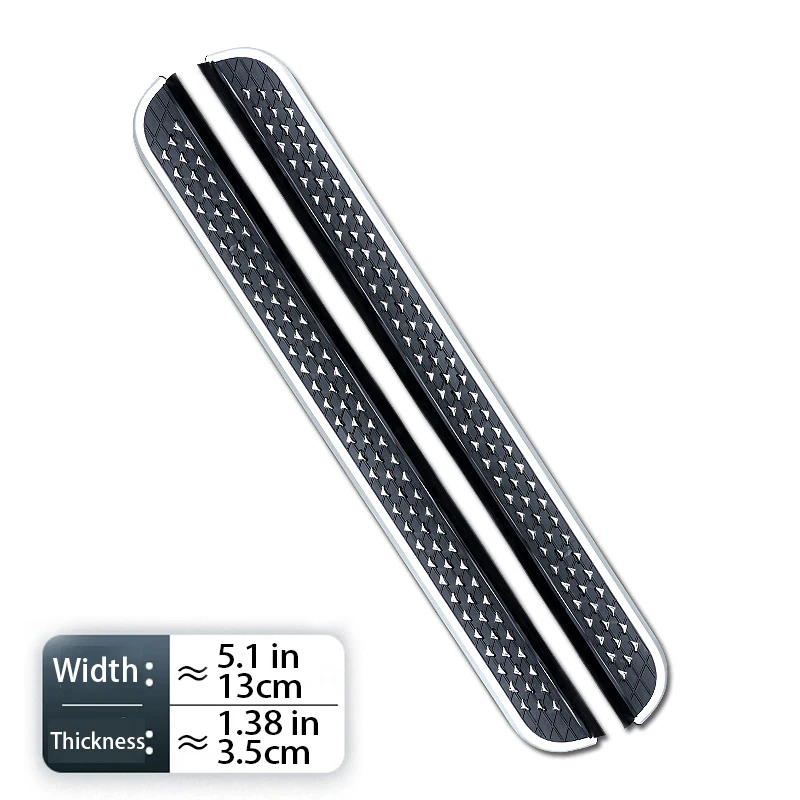 2PCS fits for chery ICAR 03 2023-2026 Side Step Pedal Running Boards