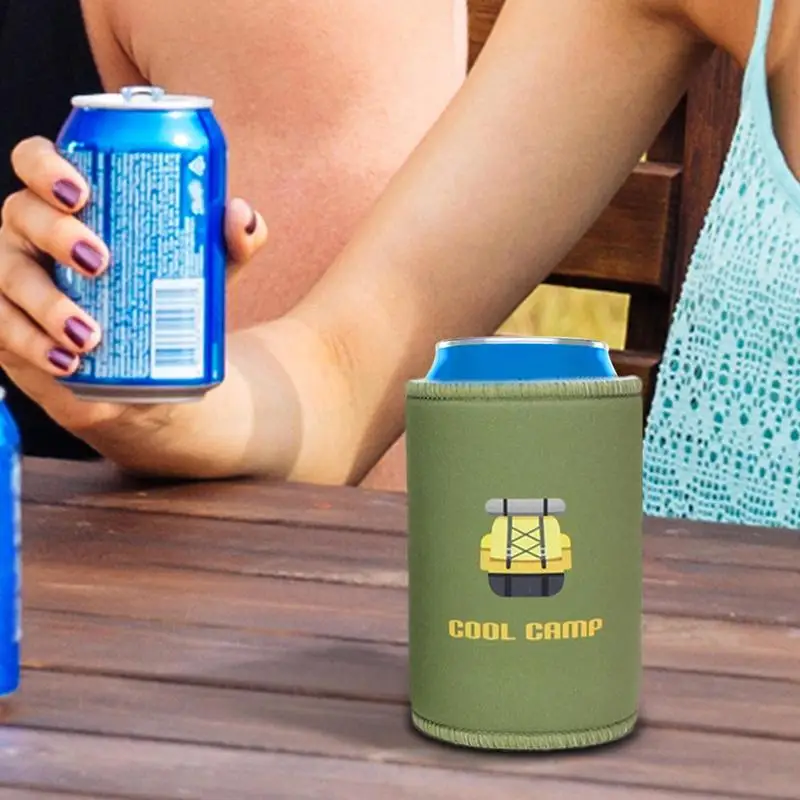 Can Sleeves Cover Insulated Can Cooler Sleeves Standard Can Insulated Cooler Sleeves Neoprene Thick Non-slip Can Covers For