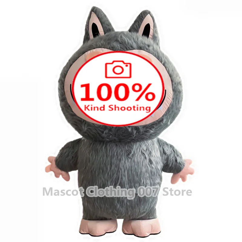 أرنب التميمة نفخ زي كرنفال النشاط أداء مجموعة عيد ميلاد الاحتفال لعب الأدوار قزم نفخ زي