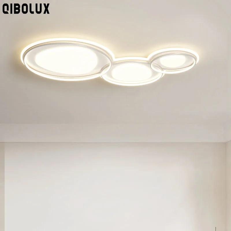 Led Ceiling Lighting White Modern Panel Ceiling Light Fixtures Infinite Dimming Living Room Bedroom Indoor Light Decoration Home