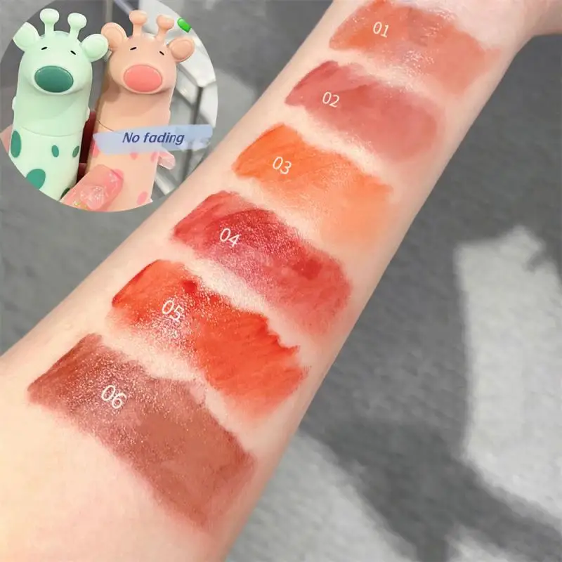 Kristall glänzende Lippen glasur Spiegel niedlichen Bären Lip gloss wasserdicht transparent nackt flüssig Lippenstift Lippen Mädchen Make-up koreanischen Make-up