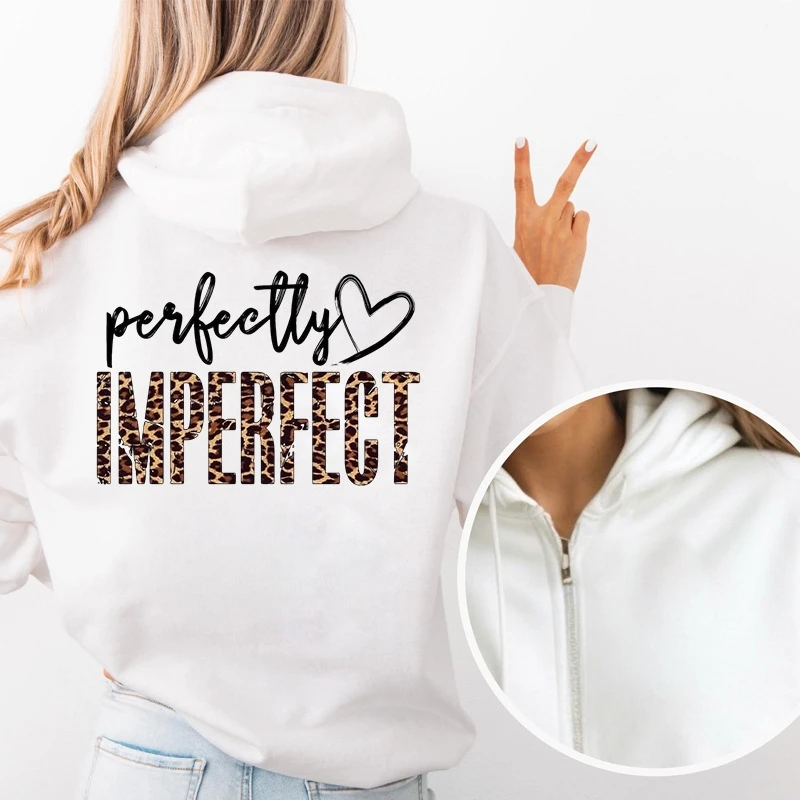 レディース ジッパー パーカー オーバーサイズ ユニセックス スウェットシャツ ハート ヒョウ柄 カジュアル ストリートウェア 女性とティーン向け 居心地の良い秋のギフト