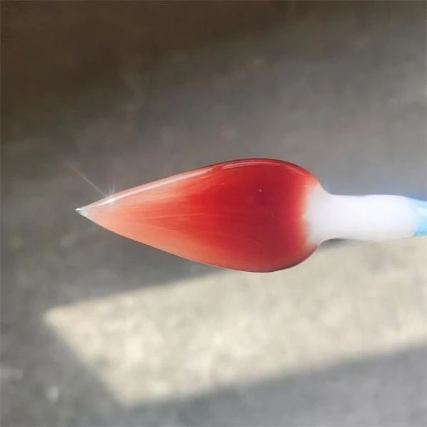 B14 Color-changing Transparent Red New Borosilicate Color-changing Glass Rod Hard Material