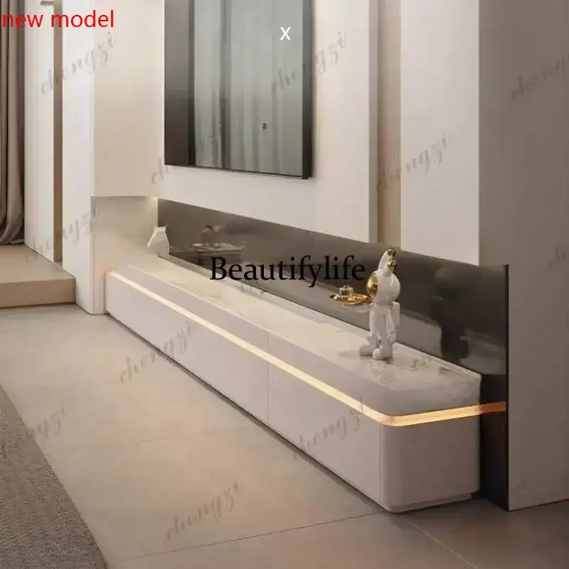 N138Small Italian Tv Cabinet Solid Wood Designer Storage Vintage Tv Cabinet Unique Luxury White Muebles Para Hogar Furniture Hom