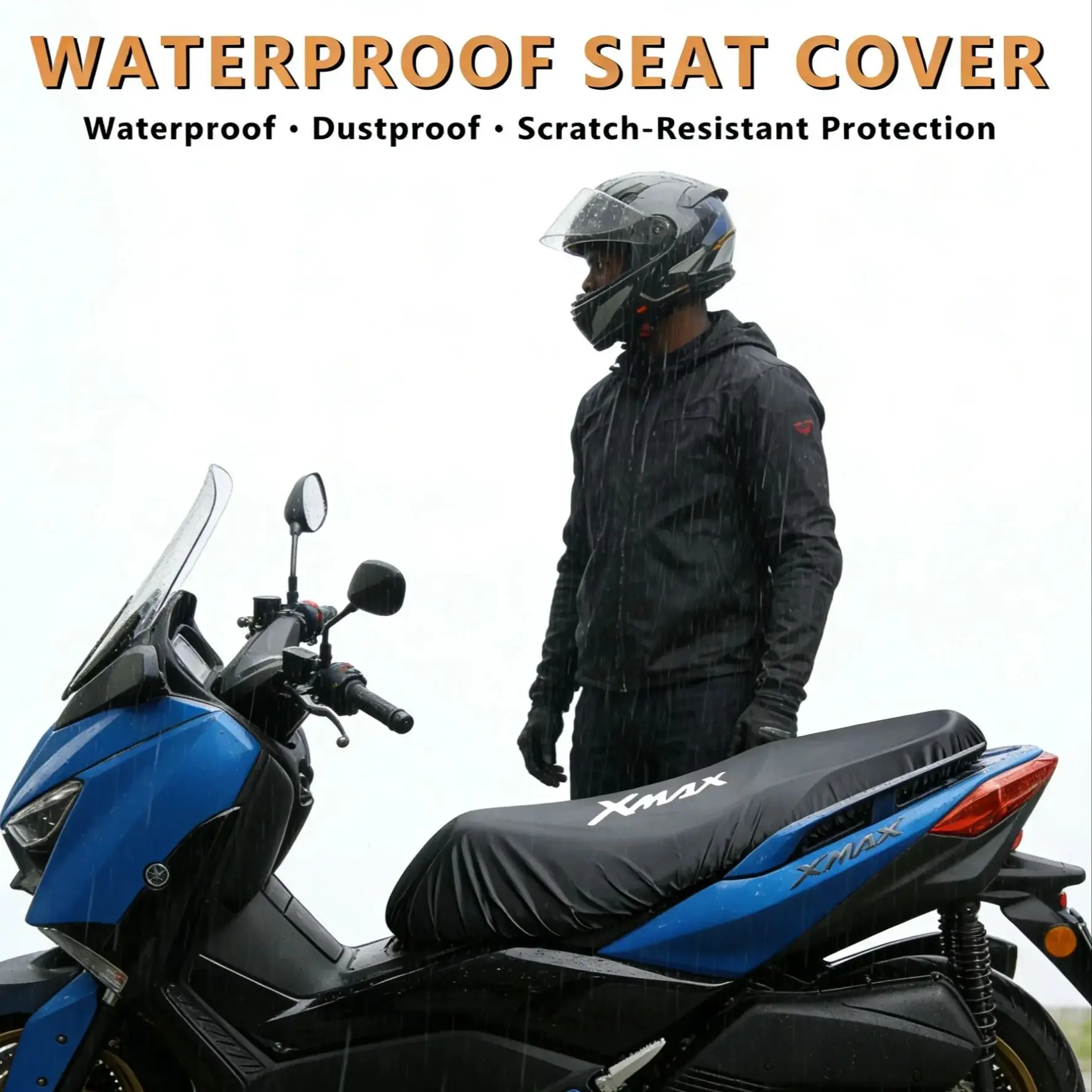 Seat Cover for Yamaha X-Max 125-400 Series – Waterproof, UV, Heat Insulation, Scratch-Resistant