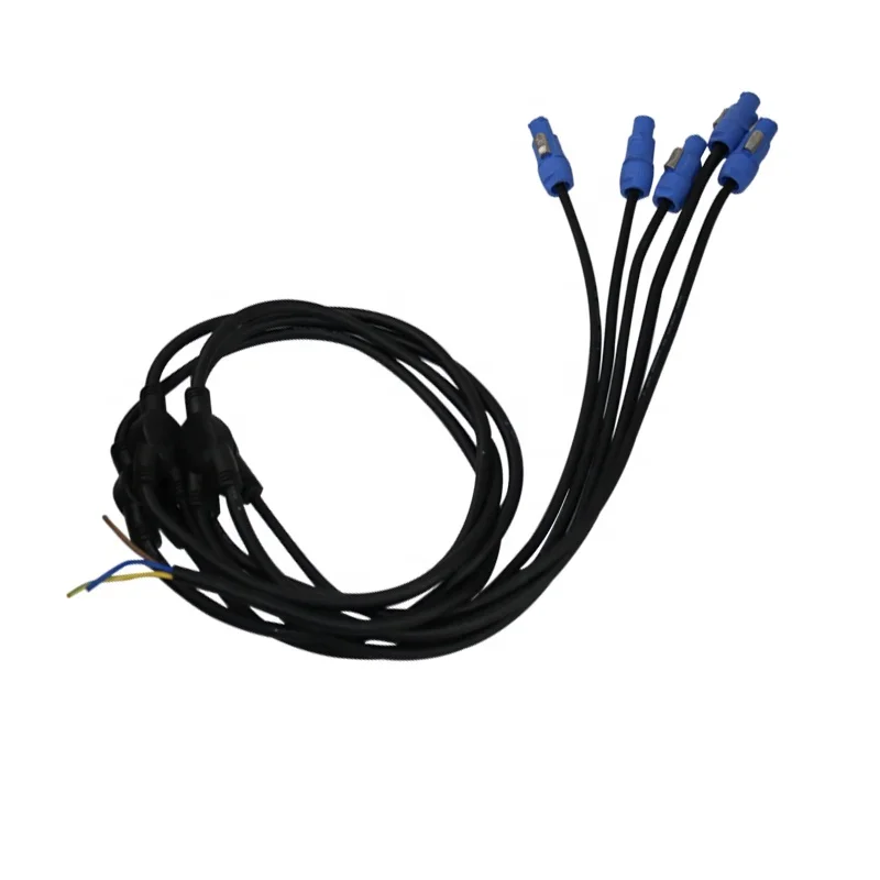 Cable de alimentación del conector Powercon del arnés completo Grace