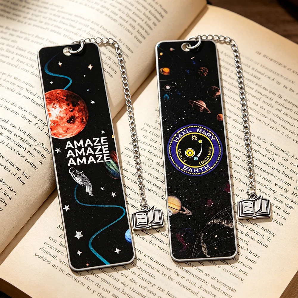 Project Hail Mary Double-Sided Bookmark Movie Fan Collection Gift Reader Book Accessory Birthday Gift for Friend Christmas Gift