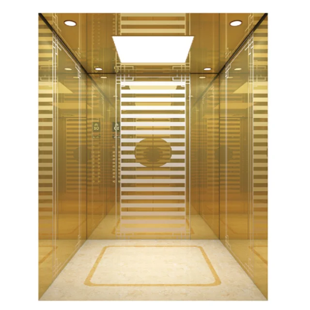 Modern Design Luxury Residential Elevator China AC Drive 1150kg Passenger Elevator 15 People Gearless Traction Machine