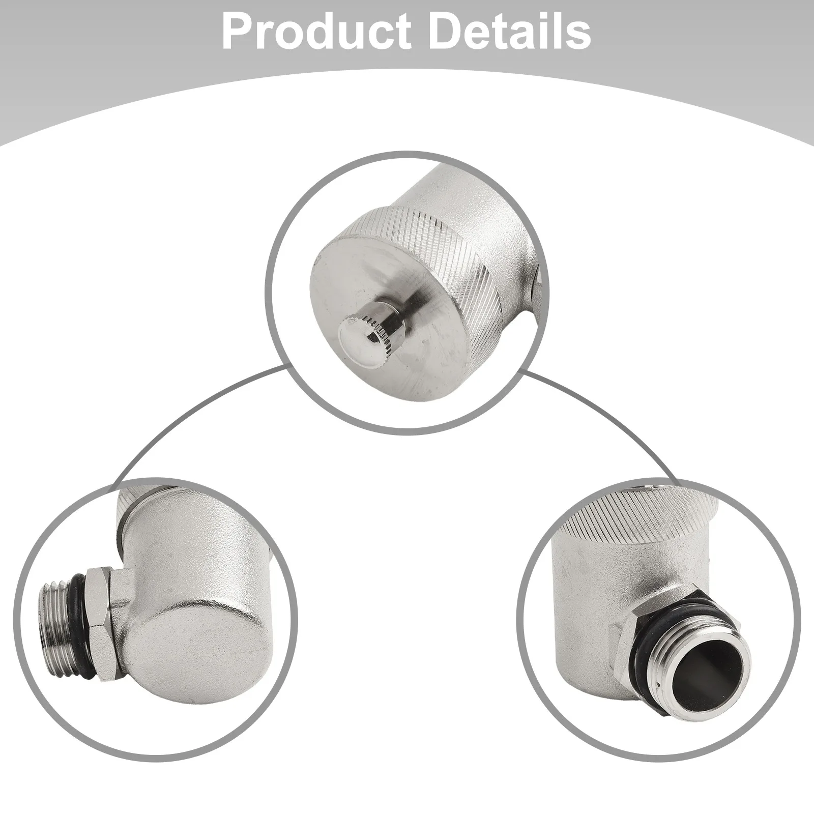 Air Management Solutions Brass Vent Valve Air Removal for g1 2inch DN15 Reliable for exhaust Mechanism Rust Protection Coating
