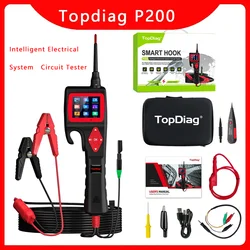 2026 Jdiag P200 SMART HOOK Power Probe car battery tester 12V 24V Digital Test Electrical System Detector Multimeter