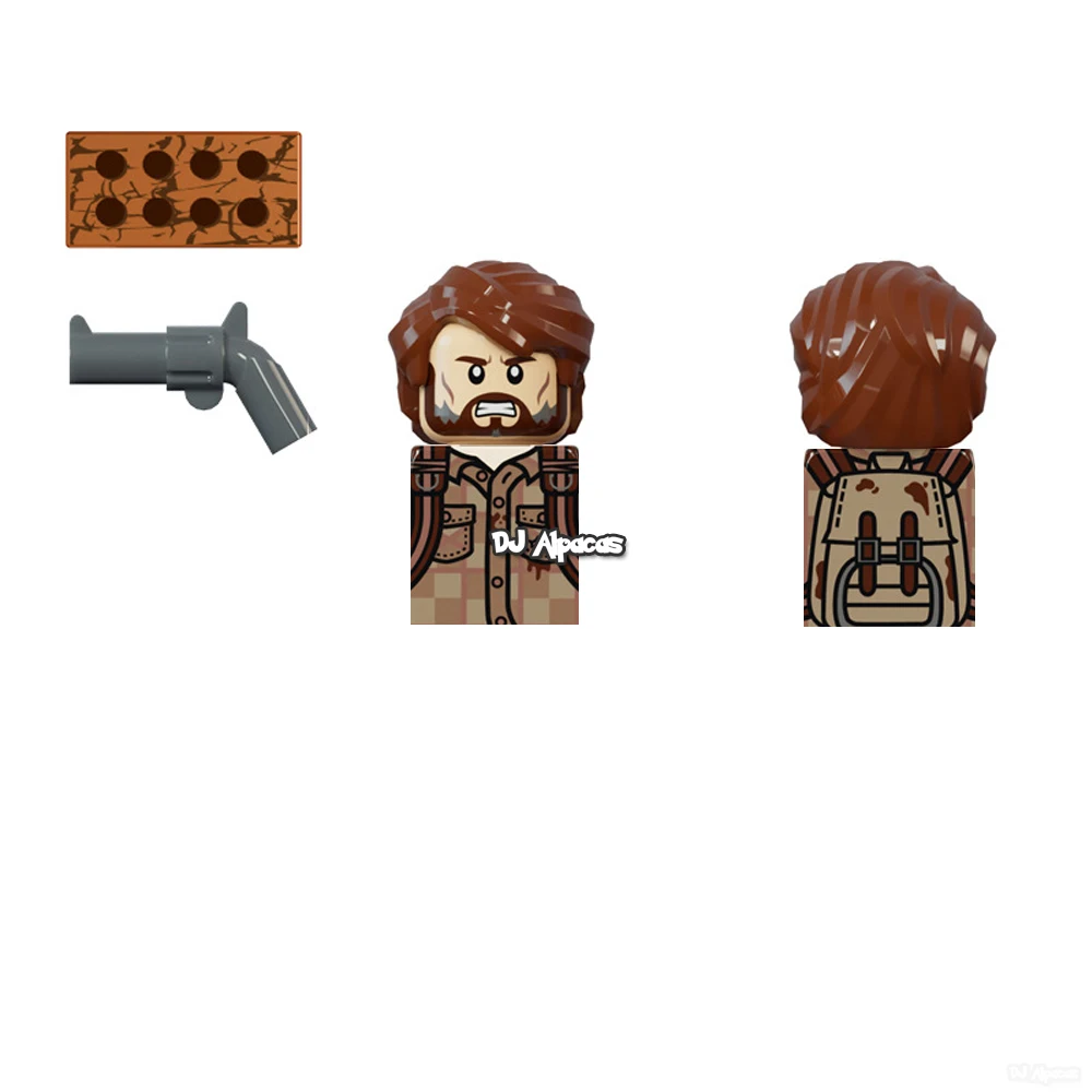 The Last of Us Building Blocks Figures Joel Toy Ellie Minifigures