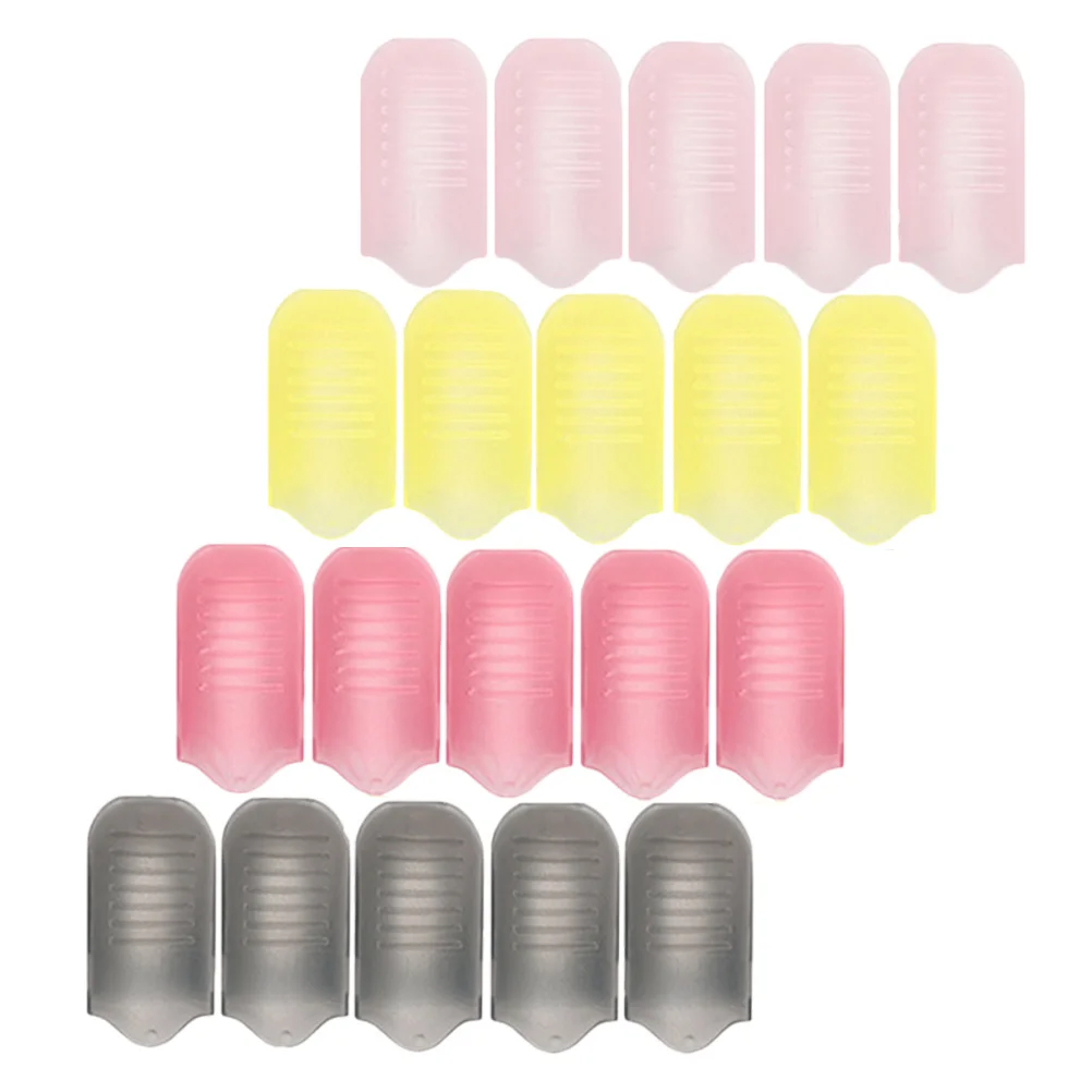 

20pcs Gel Remover Wrap Tool Adjustable Size Nail Clipper Secure Grip Travel Size Plastic Clip For Nail Polish Removal Acrylic