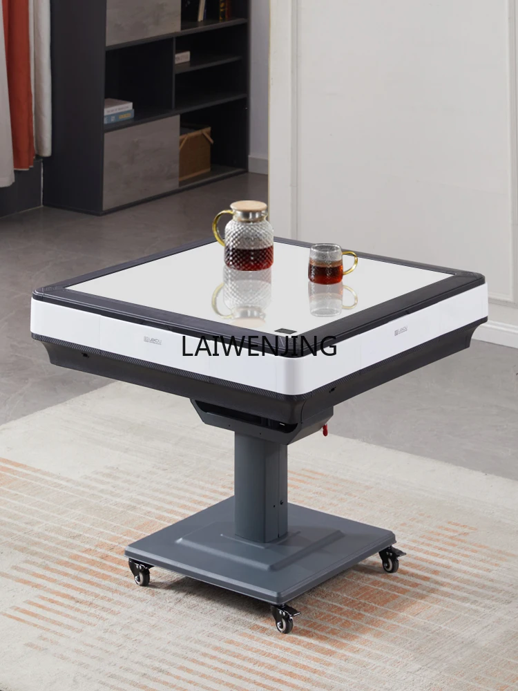 

LYN silent automatic folding mahjong machine dining table dual-purpose movable folding mahjong table