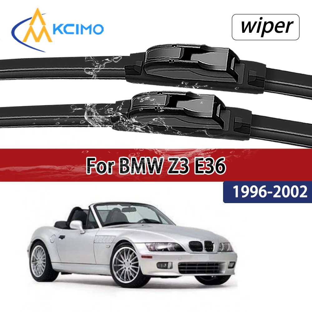 

For BMW Z3 E36 1996-2002 1997 1998 1999 Compatible Durable Silent Front Wiper Blades Car Windscreen Auto Window Accessories