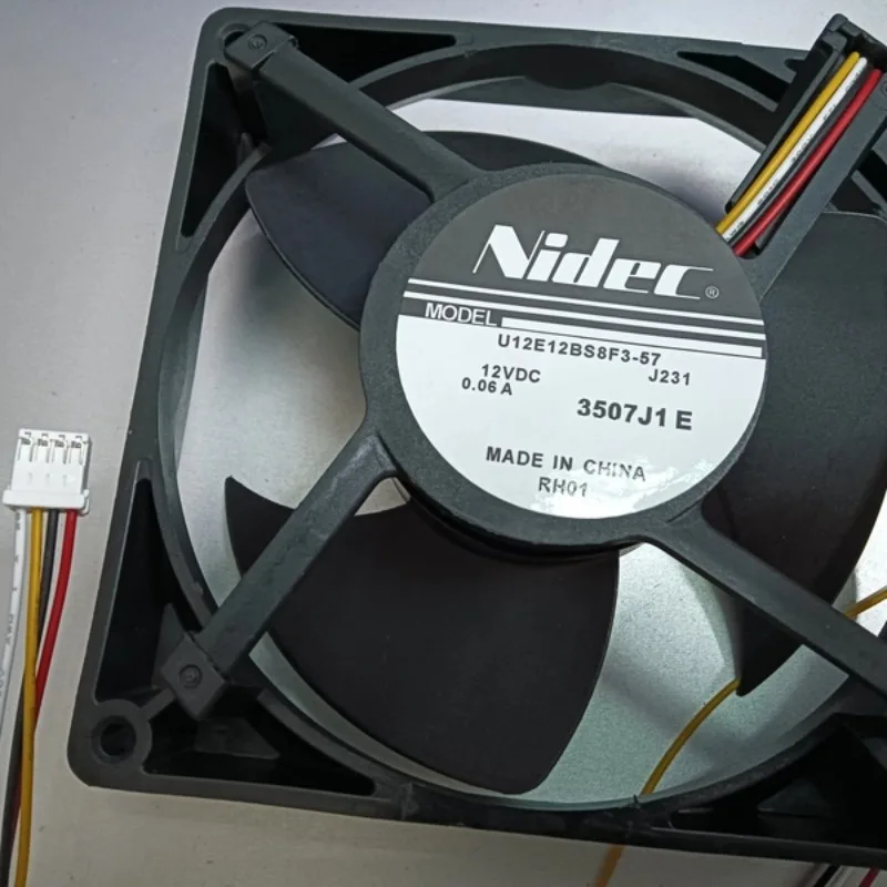 

New Cooler Fan U12E12BS2H3-57 J23 DC12V 0.06A Refrigerator Fan