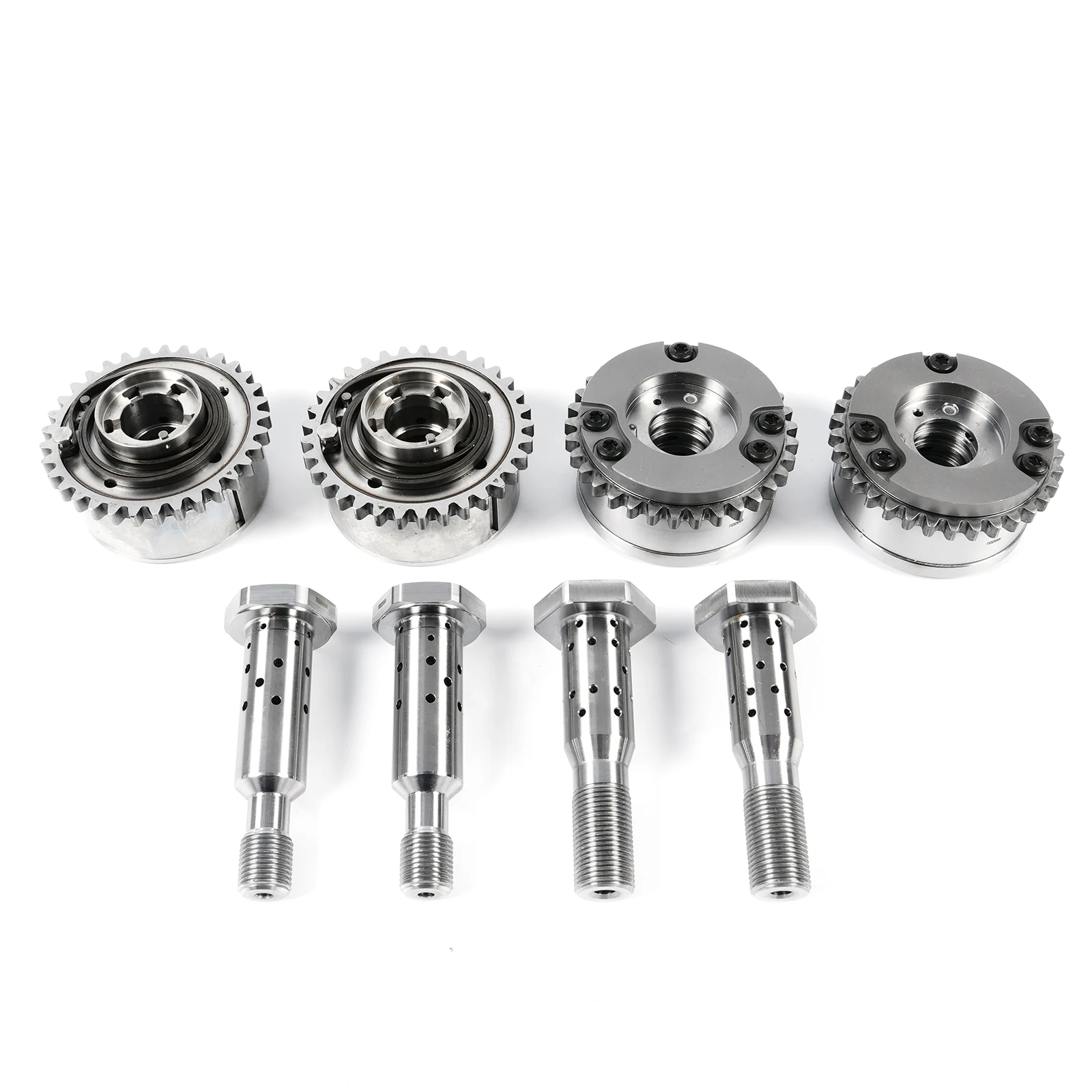 1Set Camshaft Phasers Solenoid VVT Gear For Jeep Dodge Chrysler Ram 1500 3.6L 2016-2024 05048043AD 5048043AD 5048043AB 5048043AC VVT699 918727 3T1171 05047785AF 5047785AE 5047785AF VVT714