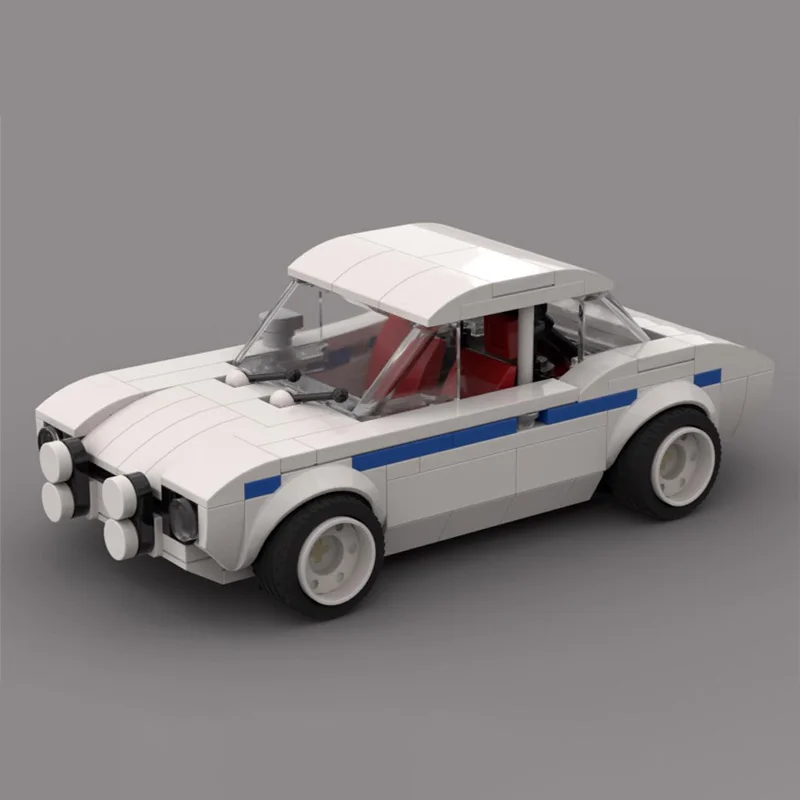 

DIY Building Blocks Set - MK1 Escort-Inspired Super Sports Car, Bricks for Kids, Creative MOC Model Assembly Toy, Ideal Gift for