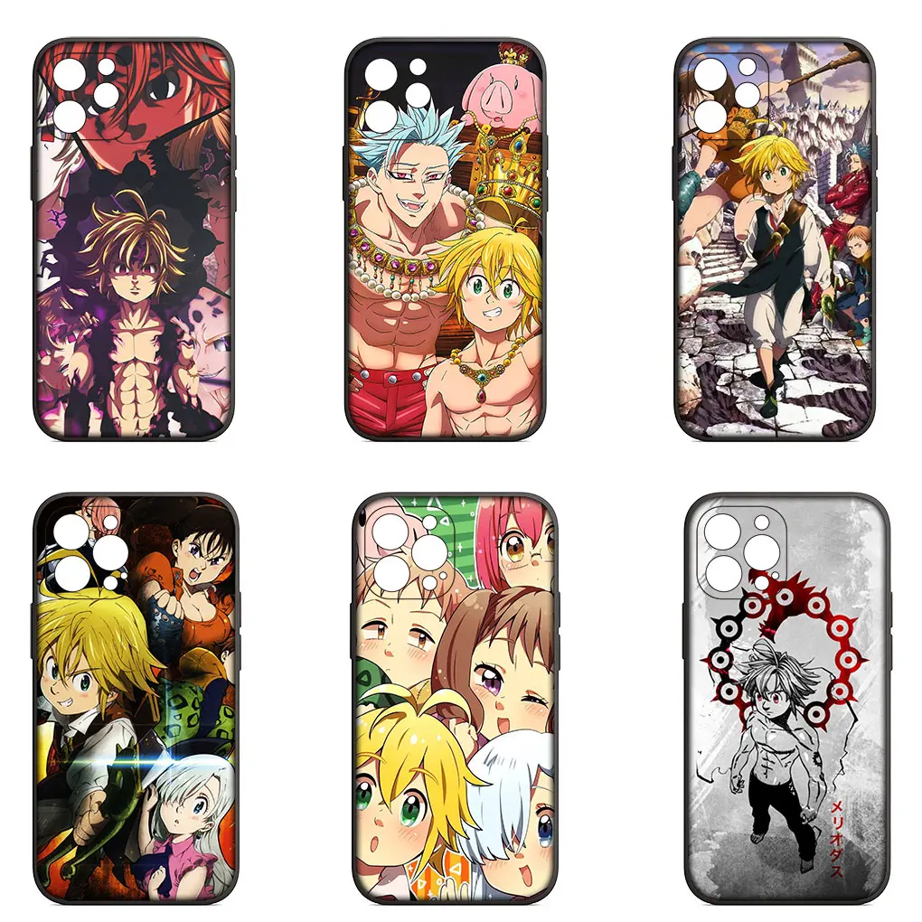 Seven Deadly Sins Meliodas Soft Cover Phone Casing for Apple iPhone 16 15 14 13 12 11 Pro Max 6 6s Plus + SE 16+ Case