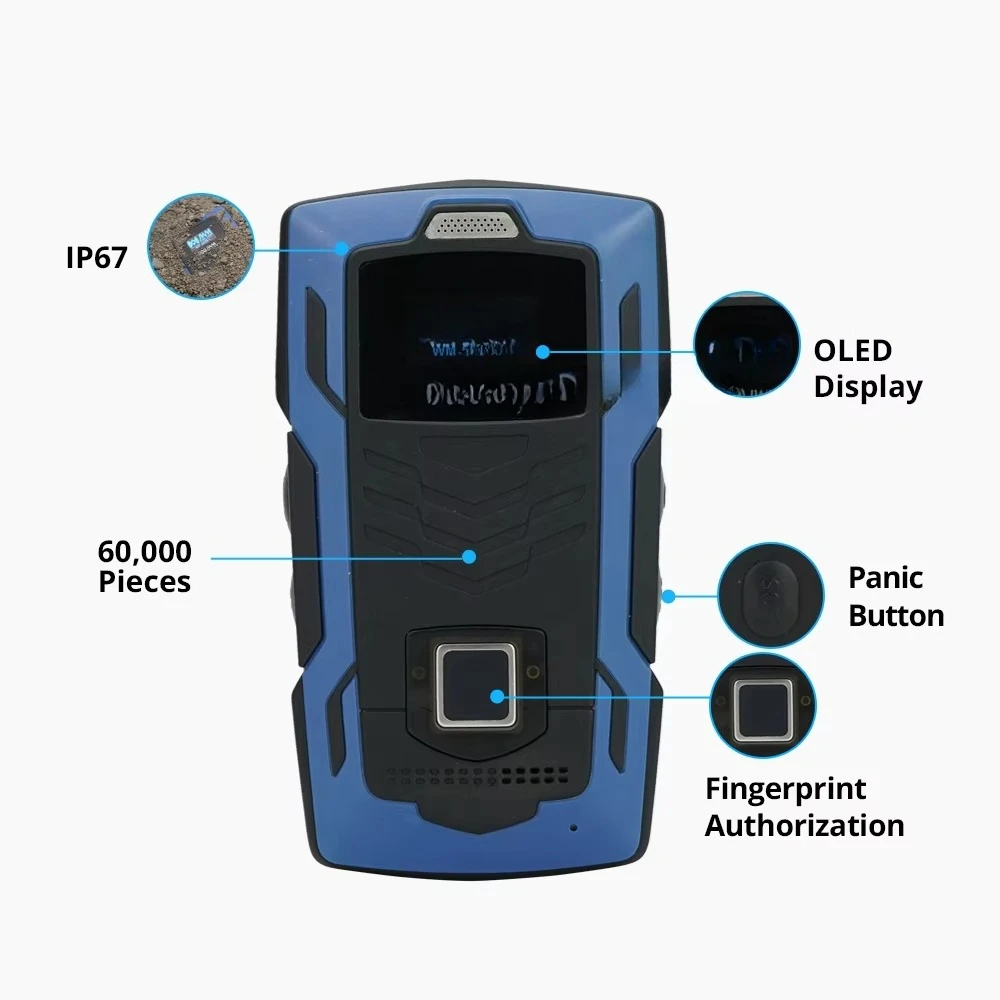 ODM 5000ZG IP67 Fingerprint GPS Checkpoint Guard Tour Management Patrol System With Led Screen