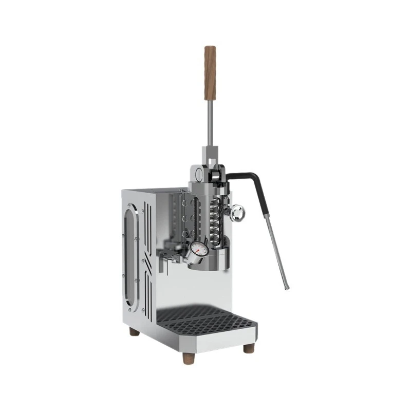 

Wall-mounted spring rod coffee machine Household small espresso hand-pressed semi-automatic coffee machine