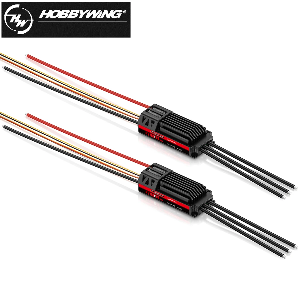 

Hobbywing Skywalker HV 130A/160A 6-14S 32-bit OPTO V2 Brushless Speed Controller ESC