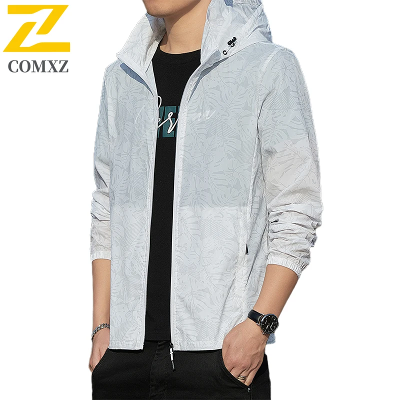 UV Skin Jackets Men's Summer Casual Ultra-light Sportswear Camouflage Windbreaker Men Outdoor Fishing UPF50+ Sun Protection Coat