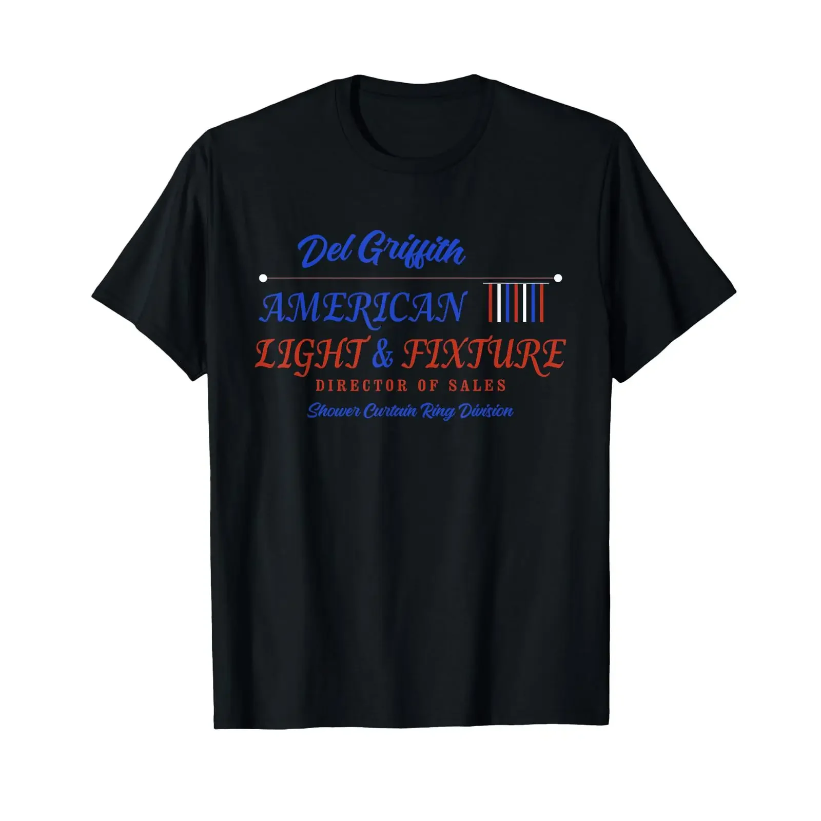 Del Griffith American Light and Fixture Apparel T Shirt vintage Washed Top For Everyday Wear Casual graphic Stretched homme