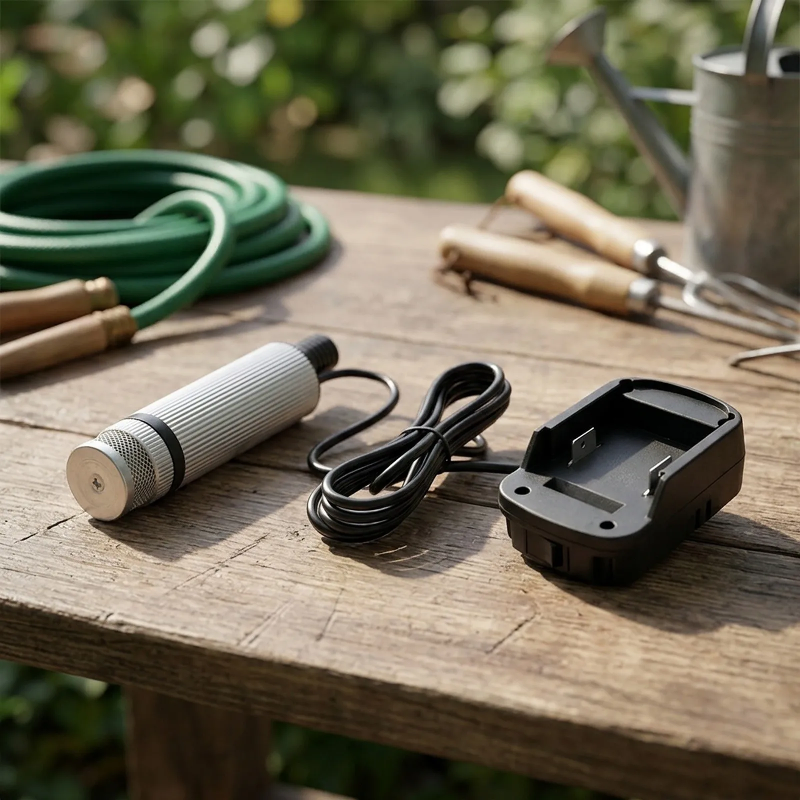 Rechargeable Portable Water Pump 90W Submersible Design 30L/min Flow 2.5m Cable for Home Garden and Pond Tasks