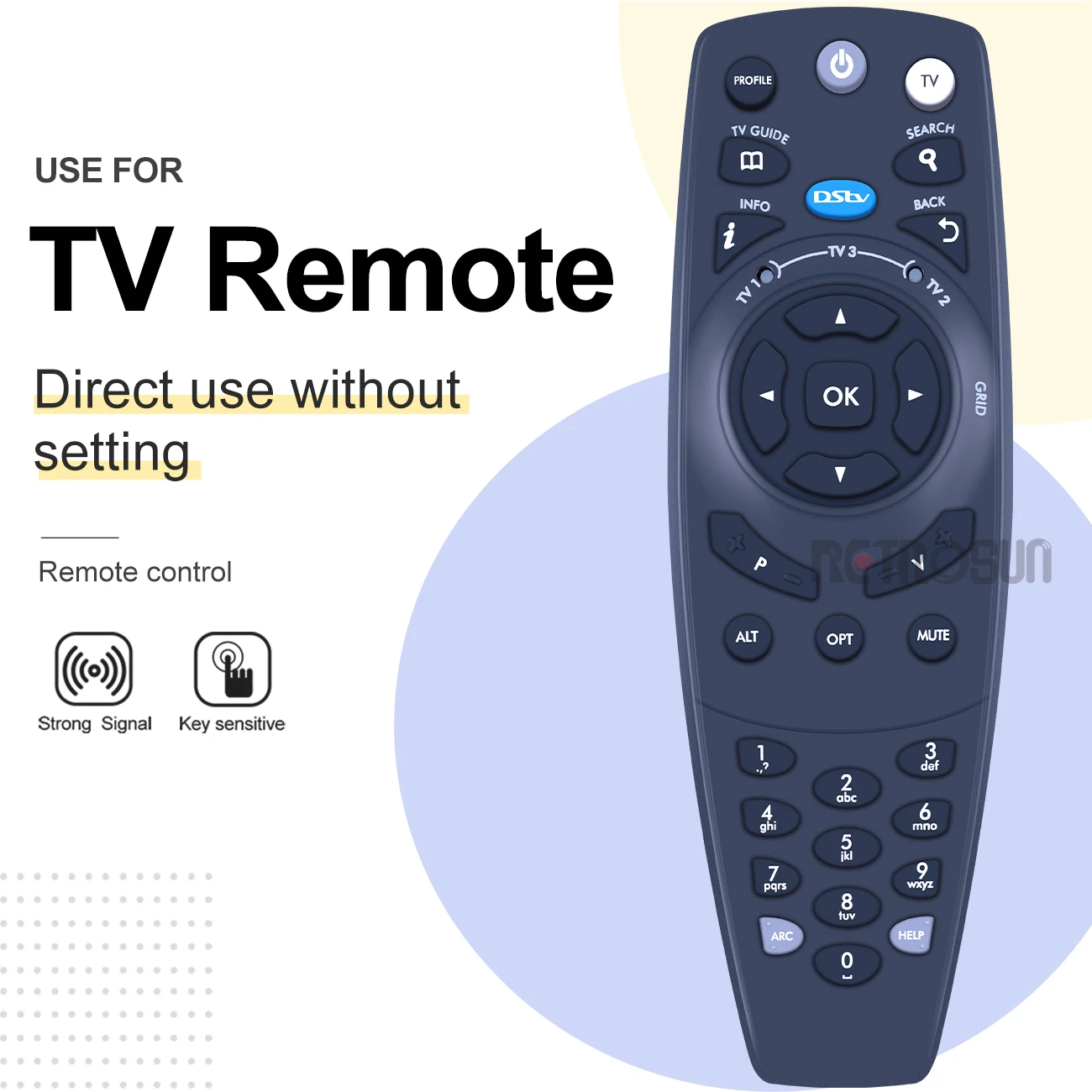 Télécommande pour URC736000-00R00 DSTV Dstv Explora horizon Ellies musicien UNIRMHDX