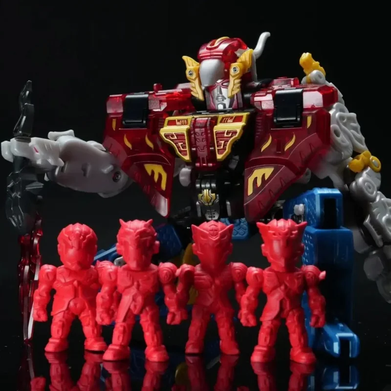 

52 игрушки Sacredpowerrobo 1/4 Team Transformation Фигурка Мех Модель животного Орнамент ручной работы Коллекционные конвертирующие игрушки для мальчиков