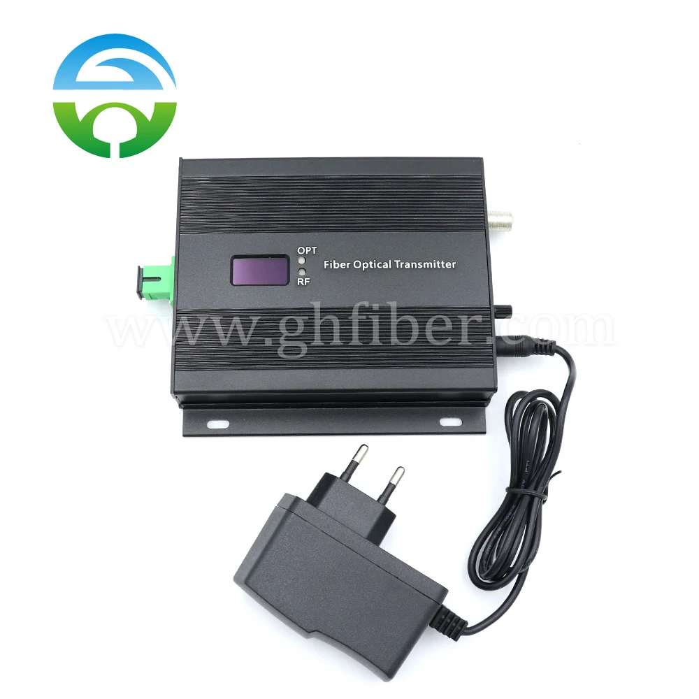 

Mini 1310nm CATV Optical Transmitter SC/APC Fiber Port Single Power Out 10mW