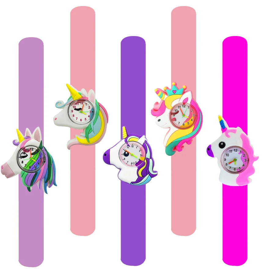 2024 New Exquisite Children Unicorn Watches Kids Bracelet Toys Electronic Watch Suitable for Boys and Girls Birthday Gifts