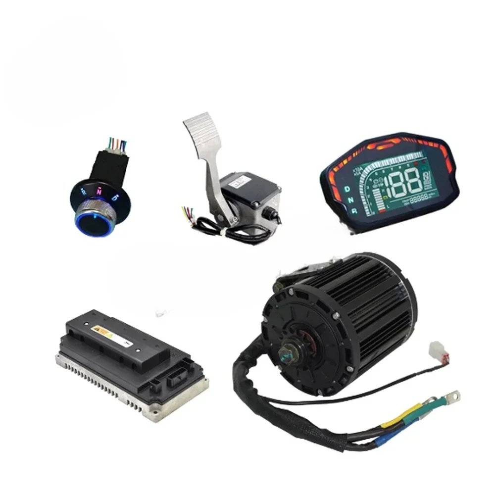 

2026 NEWSIA 7500W QSMOTOR QS138 90H 4KW 72V 120KMPH IPM Mid Drive Motor And Controller Kits For Electric ATV Go Kart