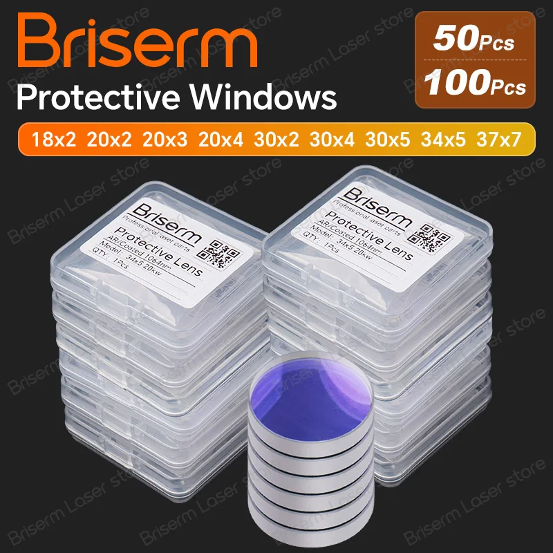 

10 шт. волоконные лазерные линзы 24,9x1,5 27,9x4,1 34x5 37x7 10 кВт 20 кВт лазерные защитные линзы Raytools Precitec лазерные защитные линзы