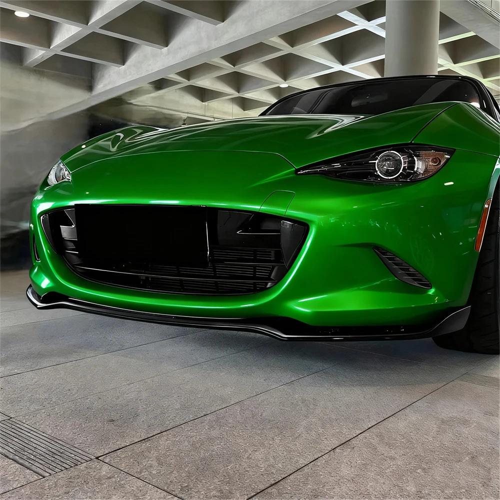 

ABS Gloss Blcak Car Front Bumper Lip Diffuser Splitter Spoiler For Mazda MX-5 MX5 Miata ND 2016-2025 2-Door Bodykits Tuning
