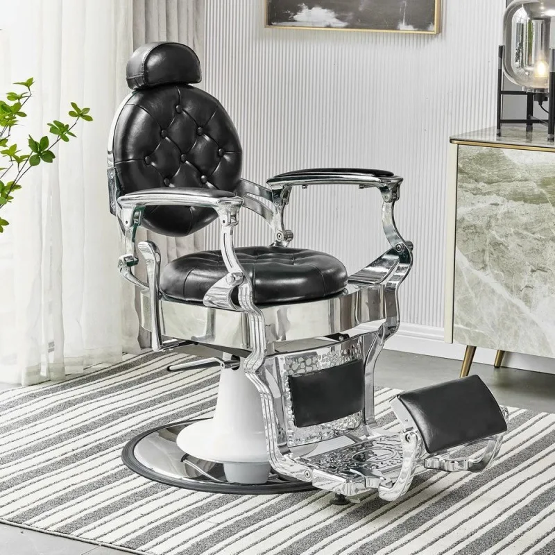 Oil head chair, vintage men's hair salon, hair salon, chair