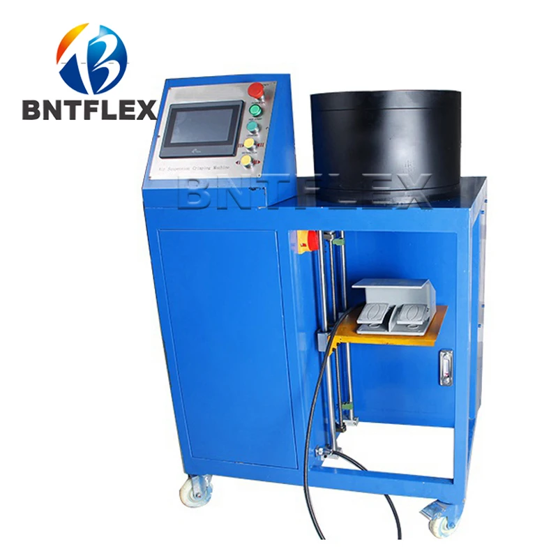 350KG 4 KW rubber air suspension product making machine hydraulic hose crimping machine 37mm 177mm