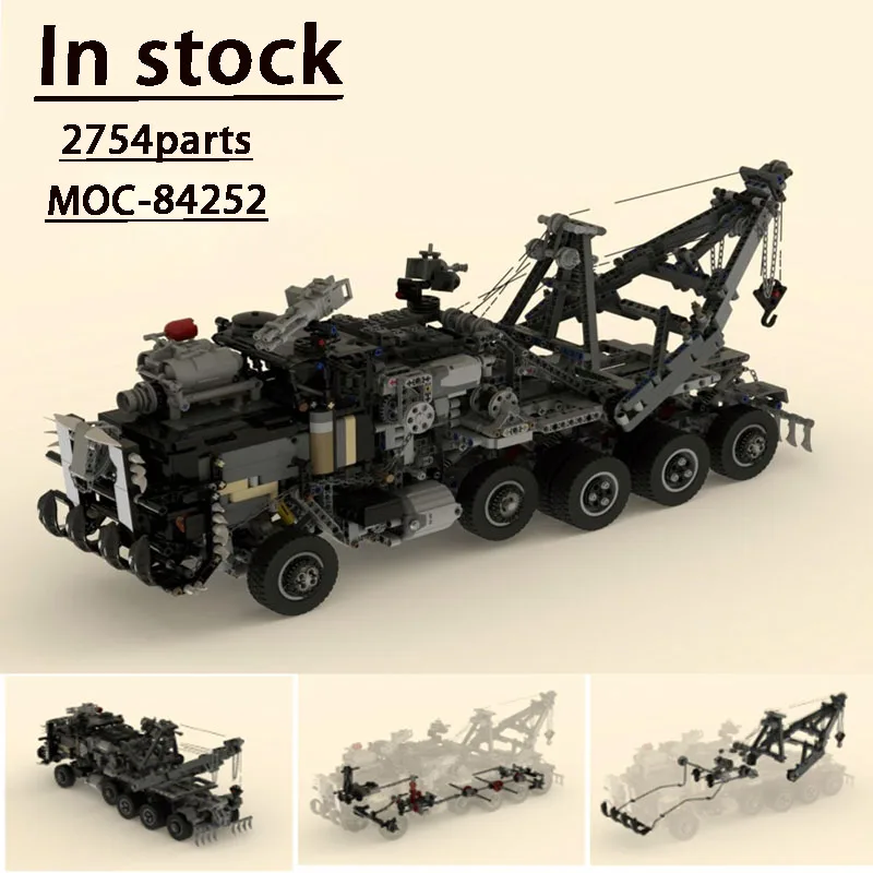 

MOC-84252 New Classic Clip Movie Supercar M911 Mad Max Assembly Building Block Model • 2754 Parts Kids Birthday Toy Gift