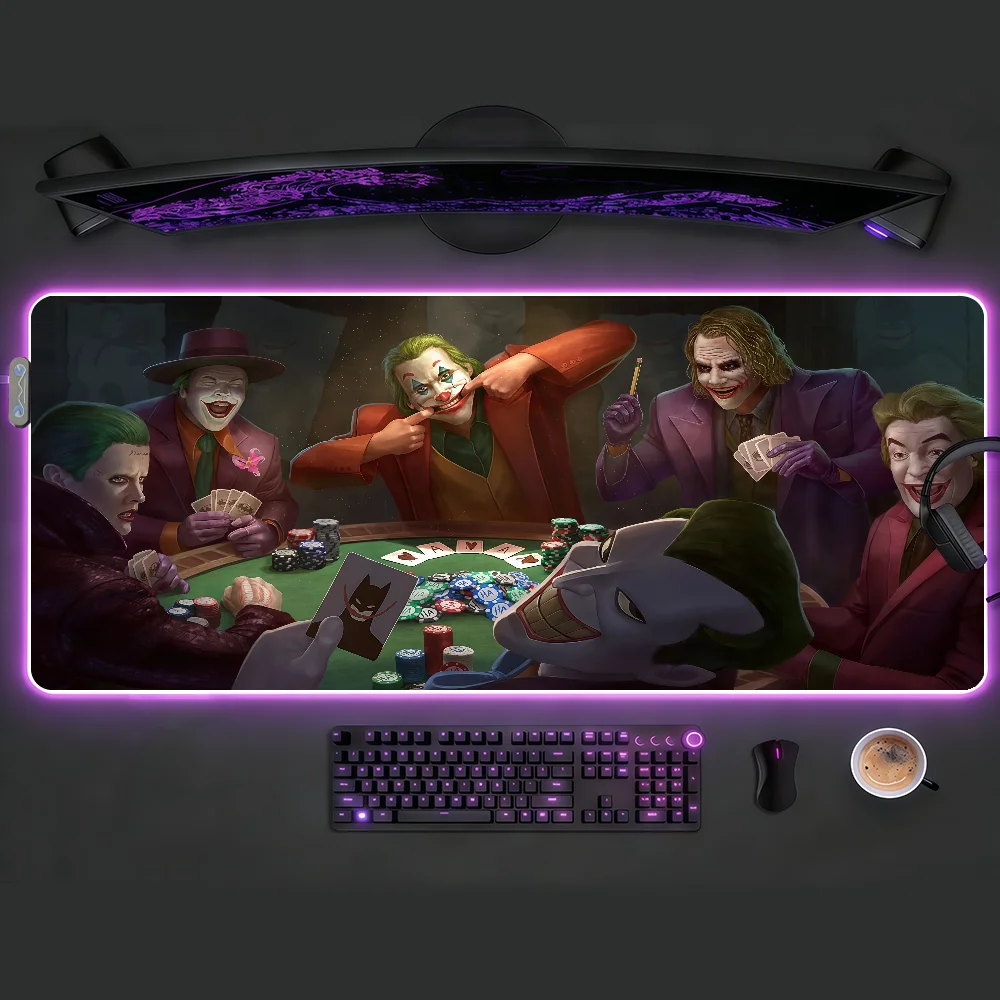 Joker Gaming Accessories - J-Joker muismat RGB LED antislip bureaumat