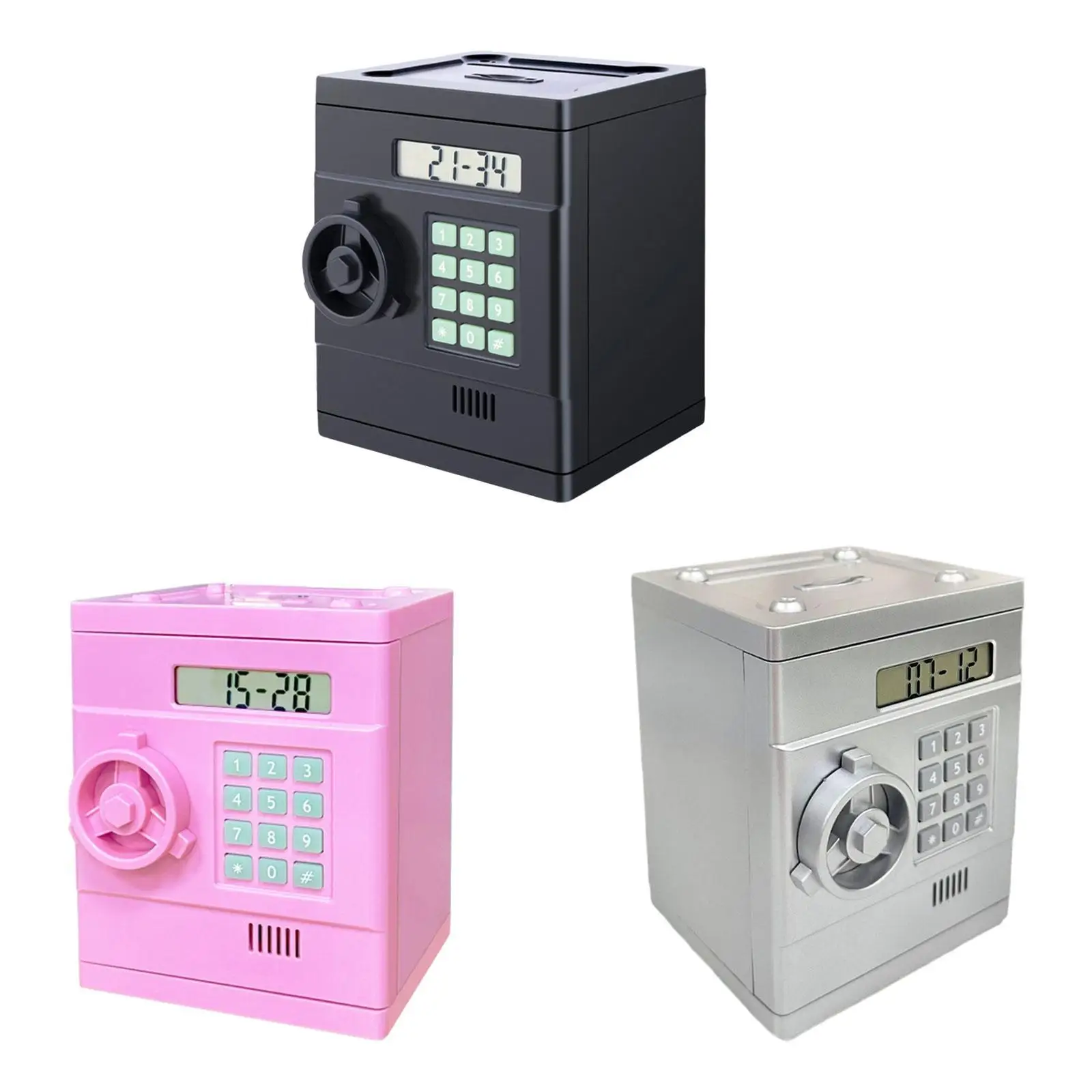 

Piggy Bank for Kids Portable Lightweight Automatic Roll ATM Bank Toy Coin Bank for Kids Children 6-12 Year Old Boys Girls Gifts