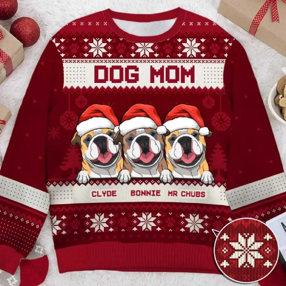 Cartoon Dog Ugly Christmas Sweater Christmas Sweater 3D Printing Gift Santa Claus Pullover Men 3D Sweatshirt Autumn Winter Top