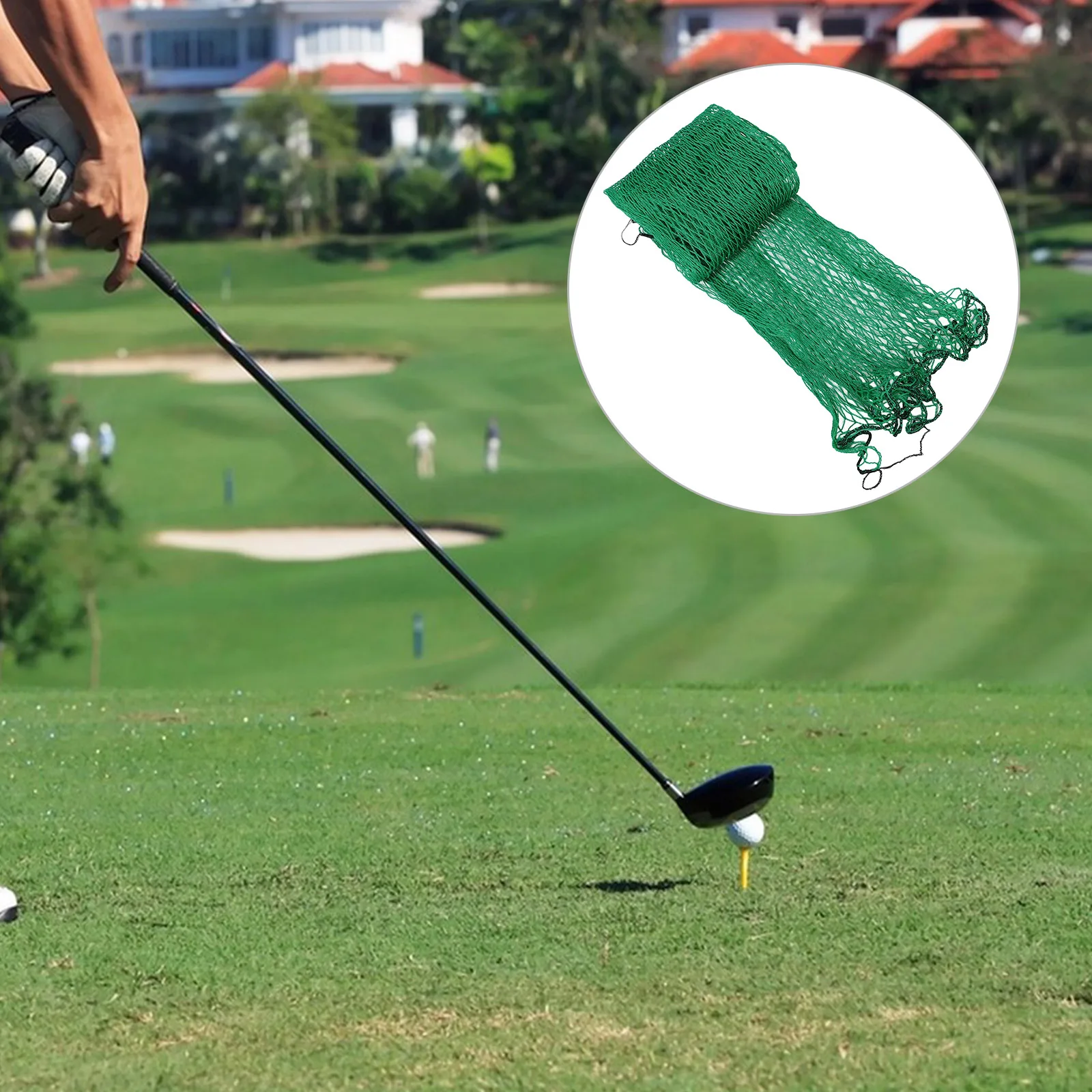 

Large 2Mx2M Golf Practice Net Heavy Duty Hdpe Durable Outdoor Indoor Backyard Hitting Screen Spacious Portable Sports Barrier